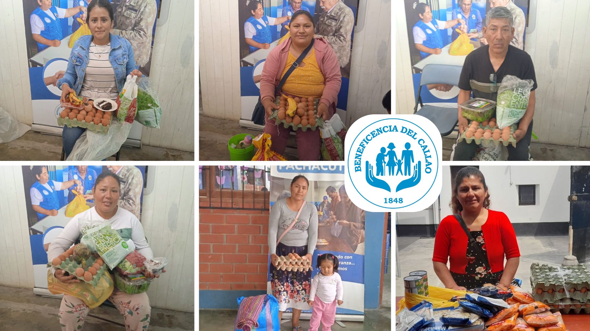 Beneficencia del Callao distribuye alimentos a beneficiarios de comedores
