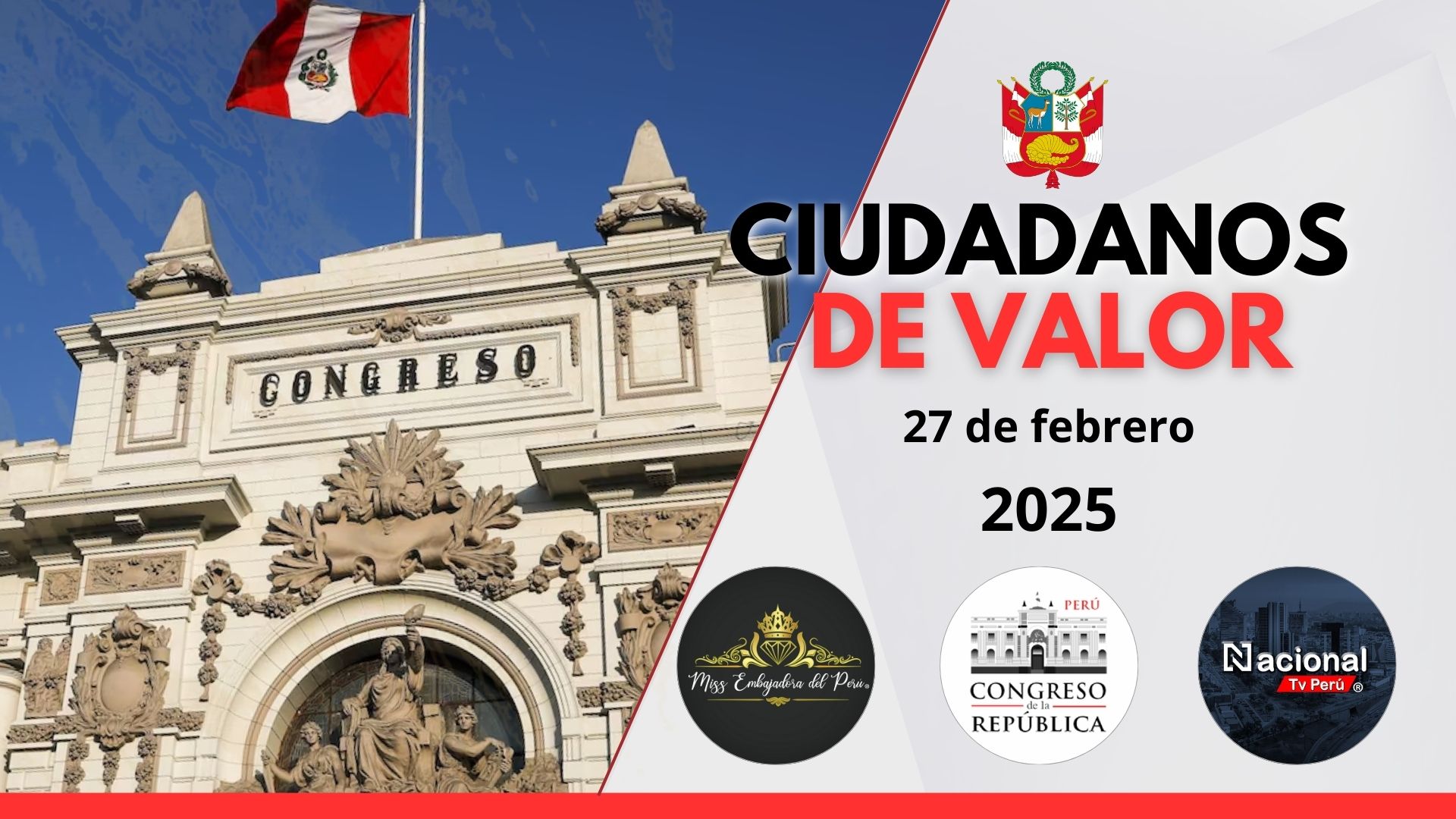 Reconocimiento «Ciudadanos de Valor» destacará a quienes impactan positivamente en el país