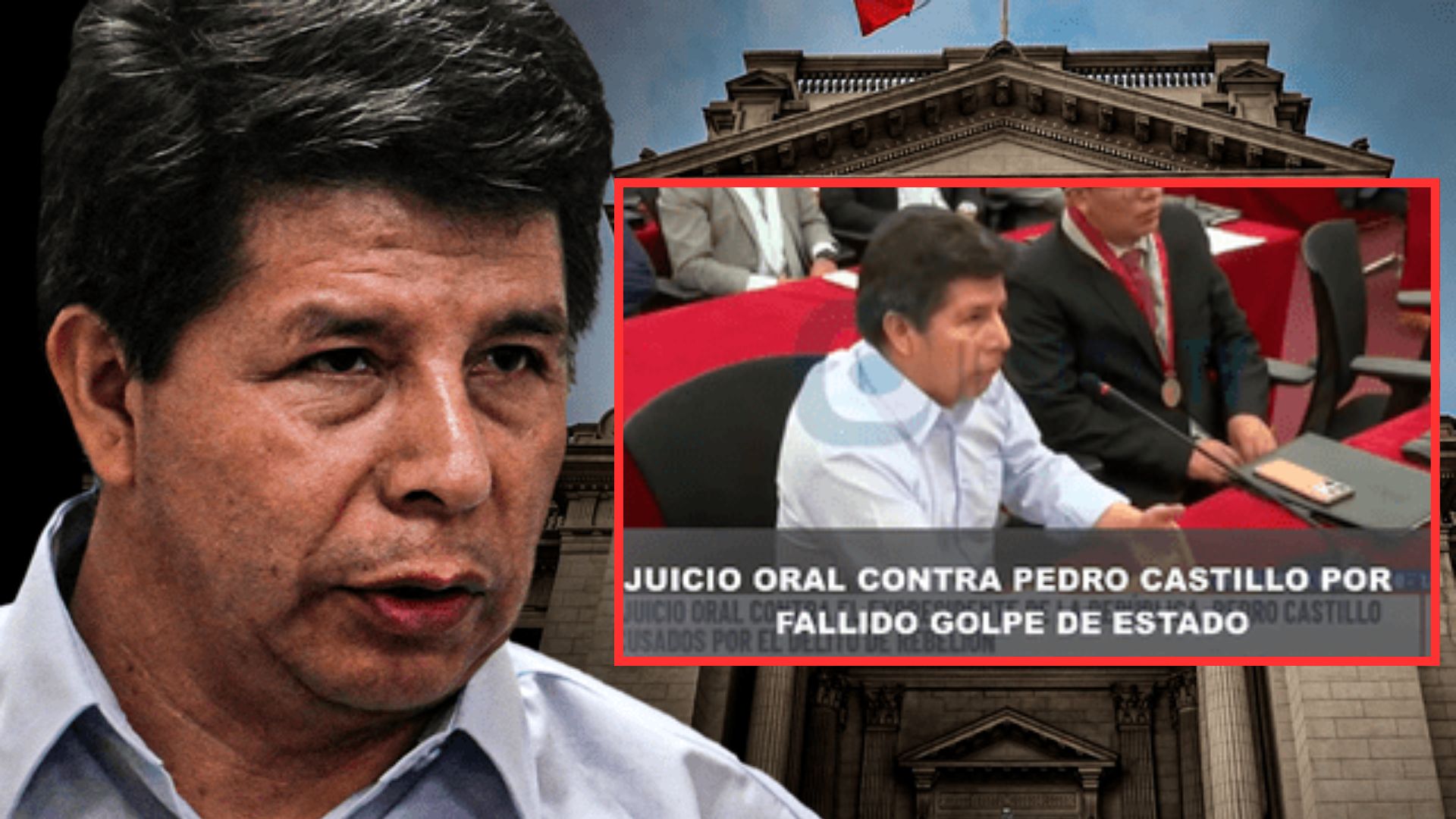 Pedro Castillo intenta abandonar juicio oral por golpe de Estado y acusa a jueza de parcialidad