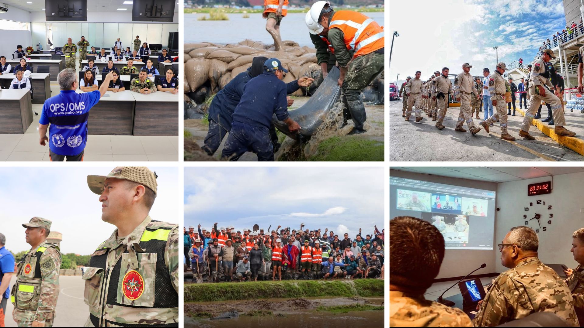 Comando Conjunto de las Fuerzas Armadas: Respuesta rápida y profesional ante desastres para proteger a la población