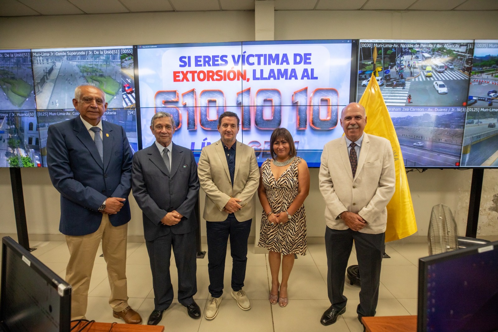 MUNICIPALIDAD METROPOLITANA DE LIMA PROMUEVE LÍNEA GEIM CONTRA EXTORSIONES