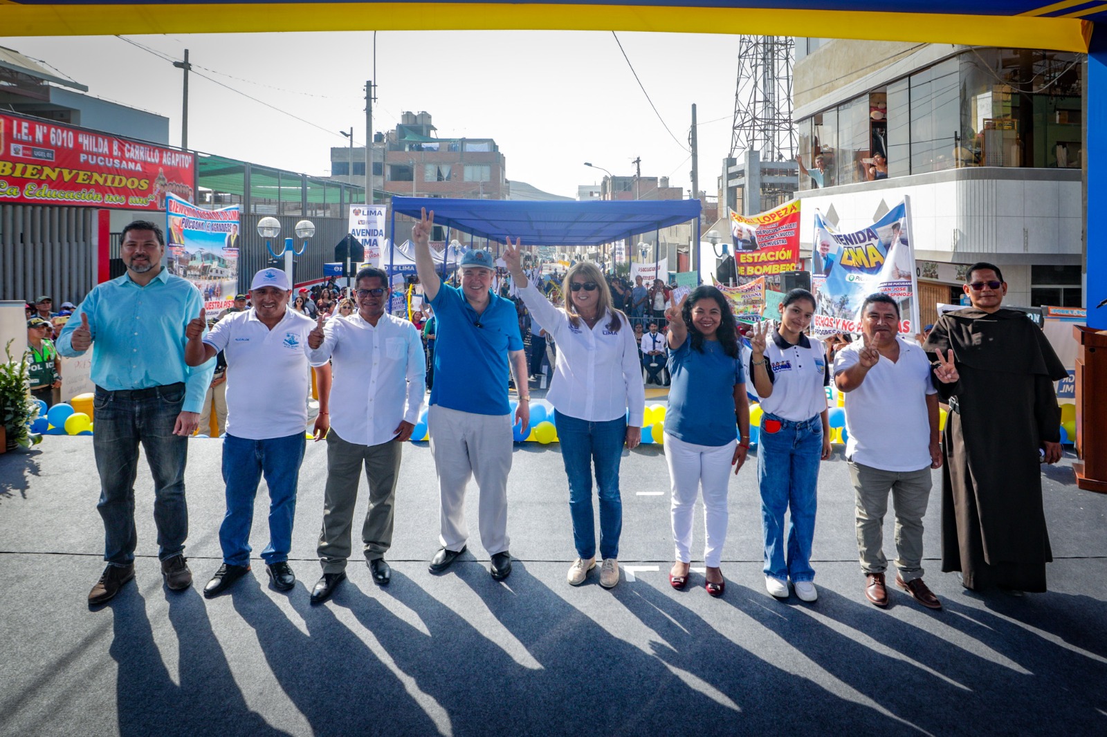 ALCALDE DE  LIMA INAUGURÓ LA RENOVADA AV. LIMA, EN PUCUSANA