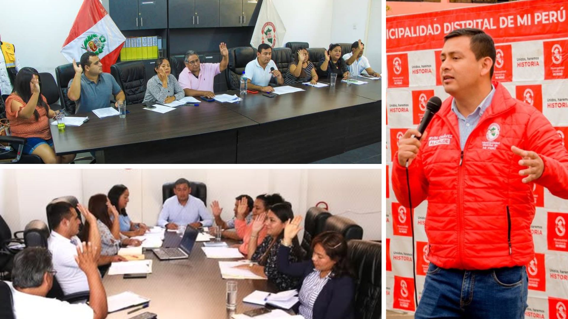 Mi Perú y su Alcalde Irvin Chávez hacen historia con la firma de sus primeros títulos de propiedad