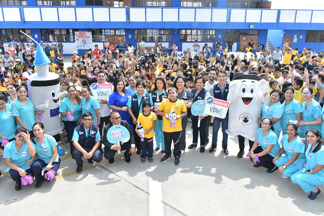 Región Callao lanza campaña de vacunación contra papiloma humano para niños y adolescentes  “Protege tu futuro contra el virus del Papiloma Humano-VPH 2025” espera proteger a 27, 575 niños, niñas y adolescentes de 9 a 18 años de edad
