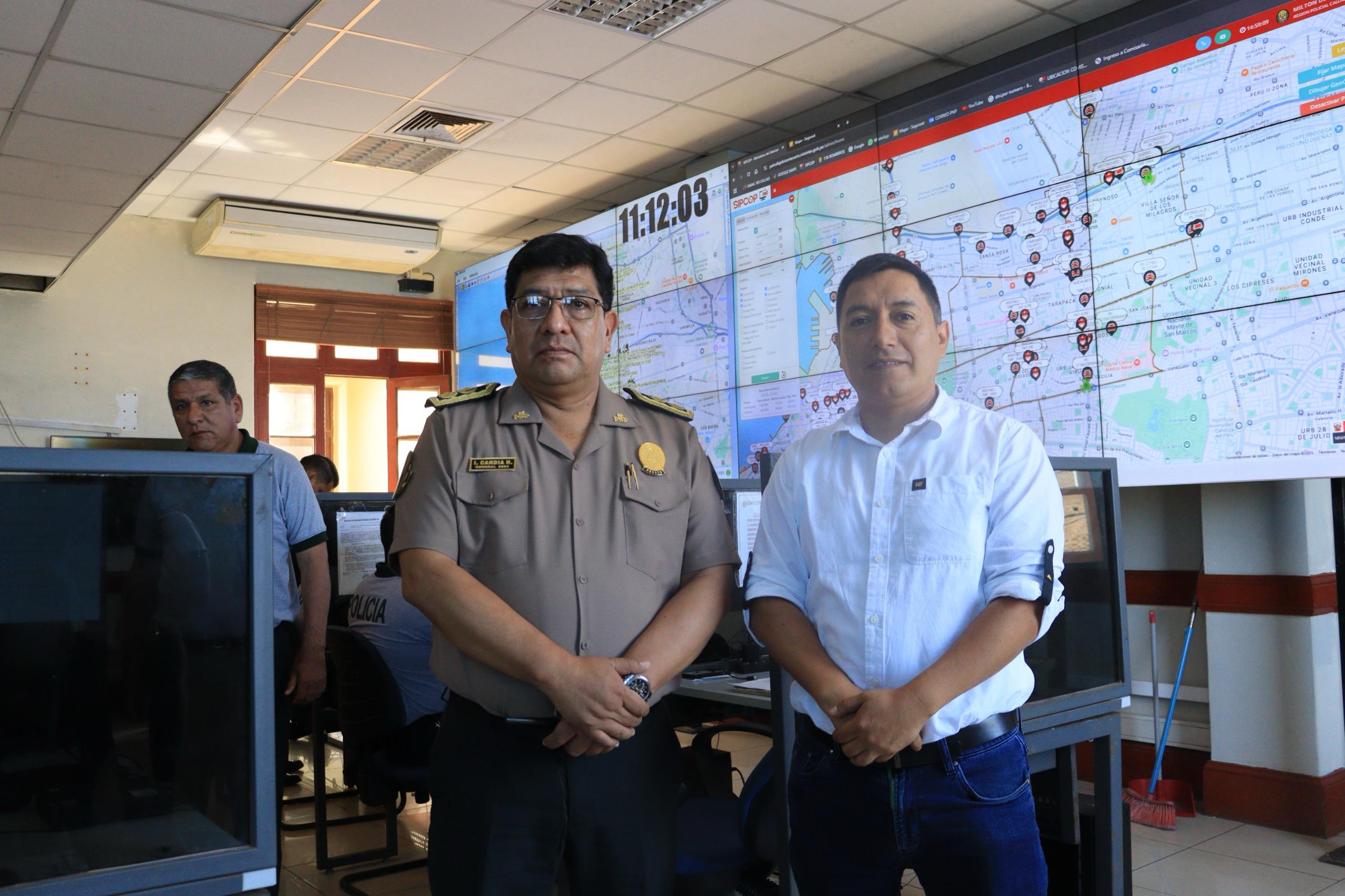 Alcalde Alex Callán y jefe de la Región Policial Callao Coordinan Acciones para Reforzar la Seguridad en Bellavista