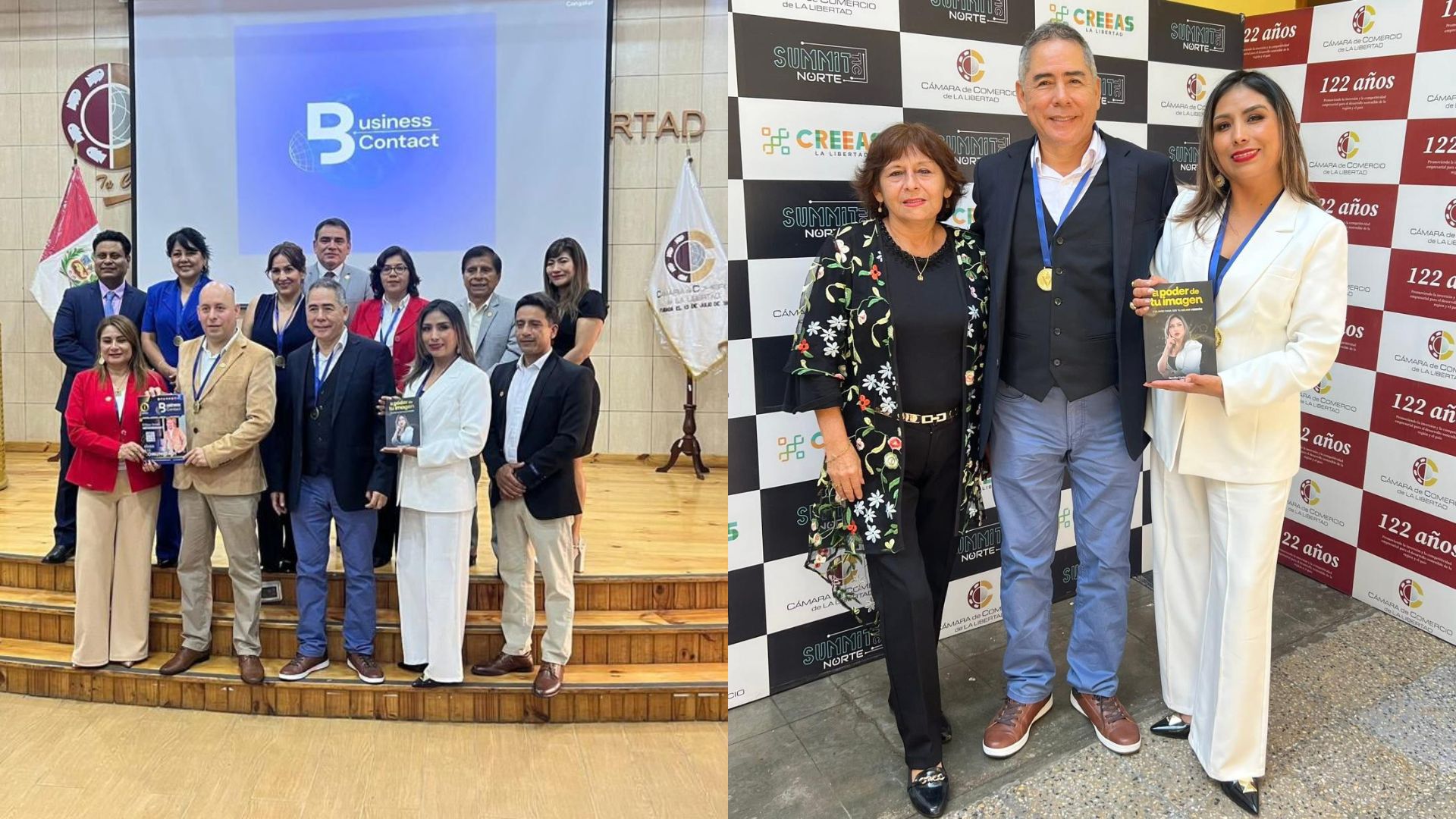 “El poder de los contactos”: Yennifer Contreras brilla en Business Contact Trujillo