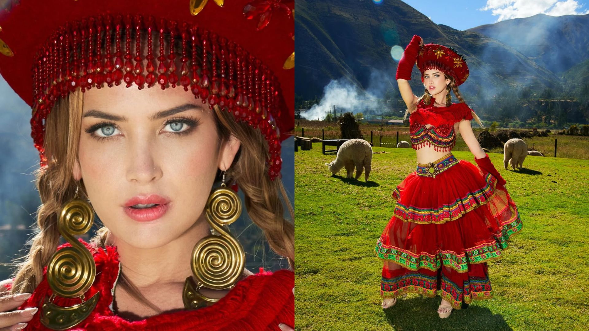 Michelle Rhor Lesevic representó con elegancia a Nacional Tv Perú en el Miss Perú realizado en Cusco