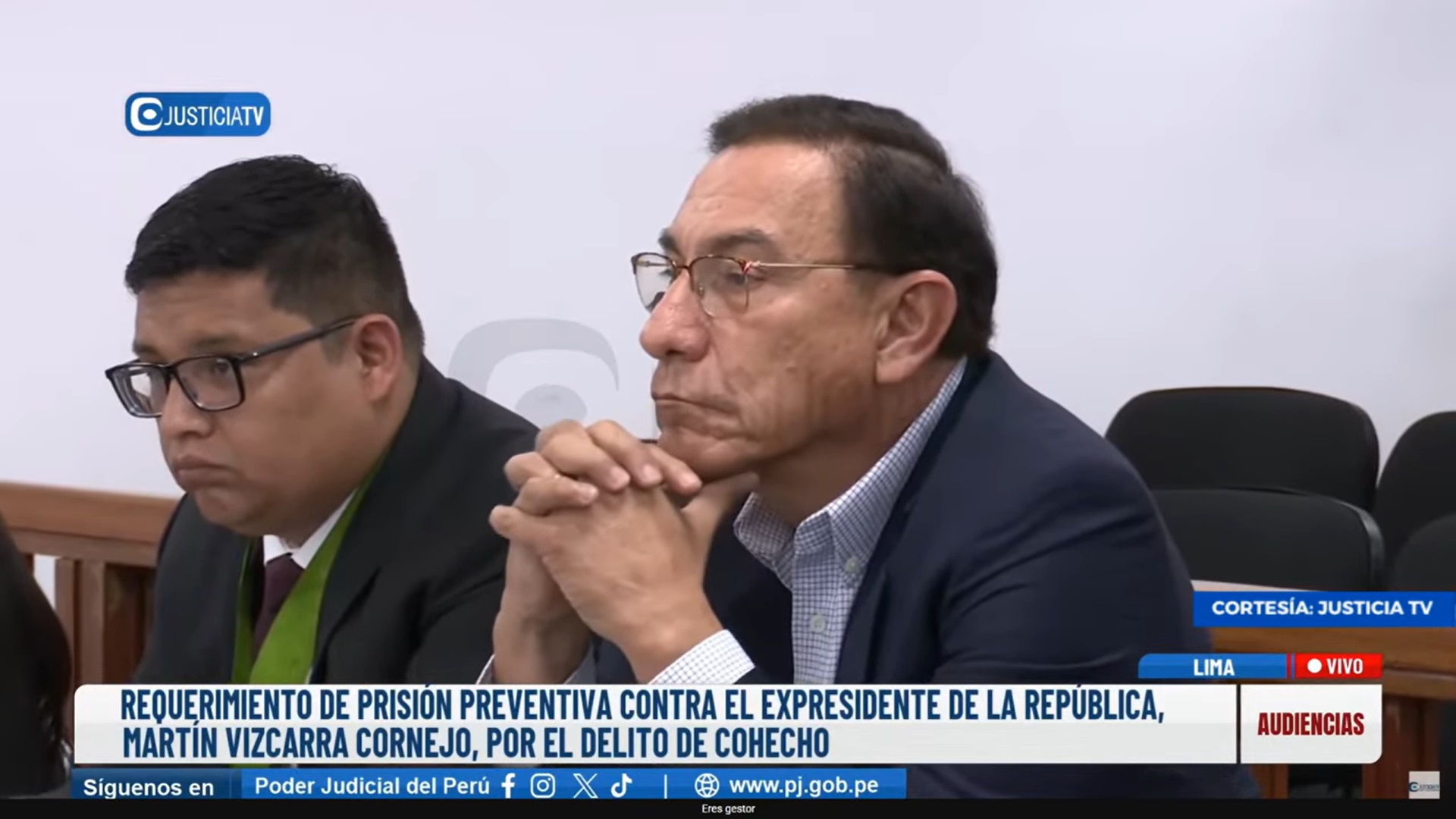 Martín Vizcarra enfrenta 5 meses de prisión preventiva