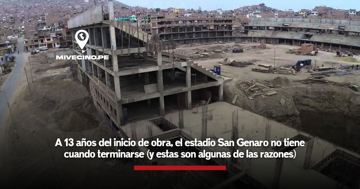 A 13 años del inicio de obra, el estadio San Genaro no tiene cuándo terminarse (y estas son algunas de las razones)