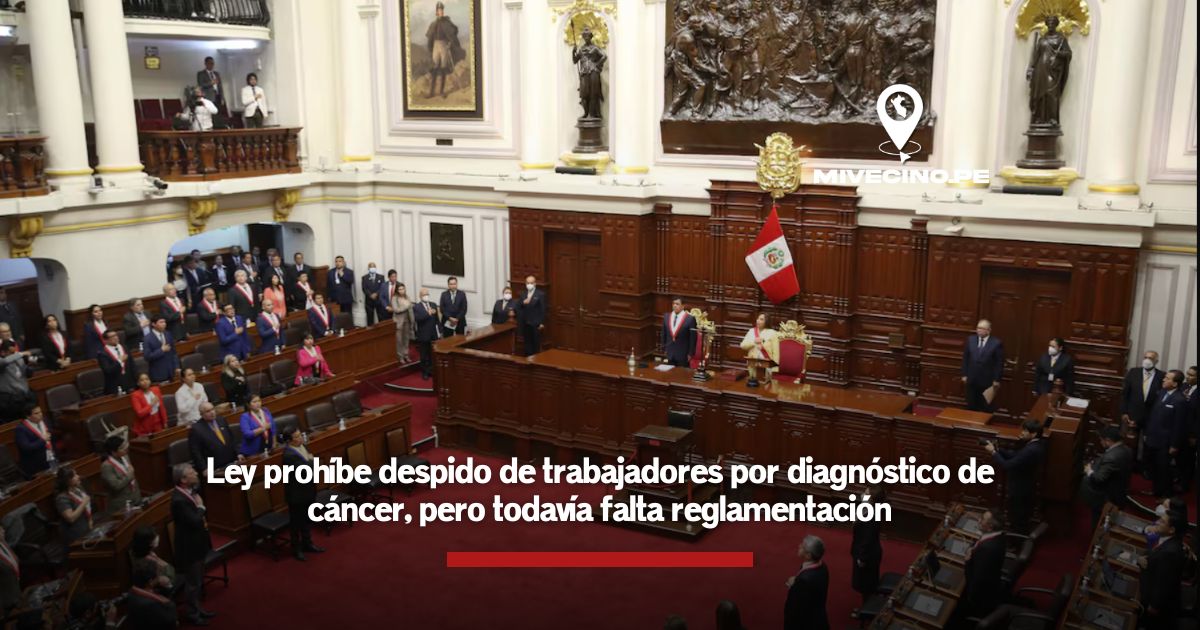 Ley prohíbe despido de trabajadores por diagnóstico de cáncer, pero todavía falta reglamentación